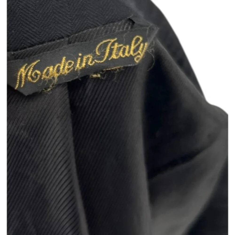 Vitale Barberis Canonico Suit Jacket Men's Size 44 Black Wool Quiet Luxury
